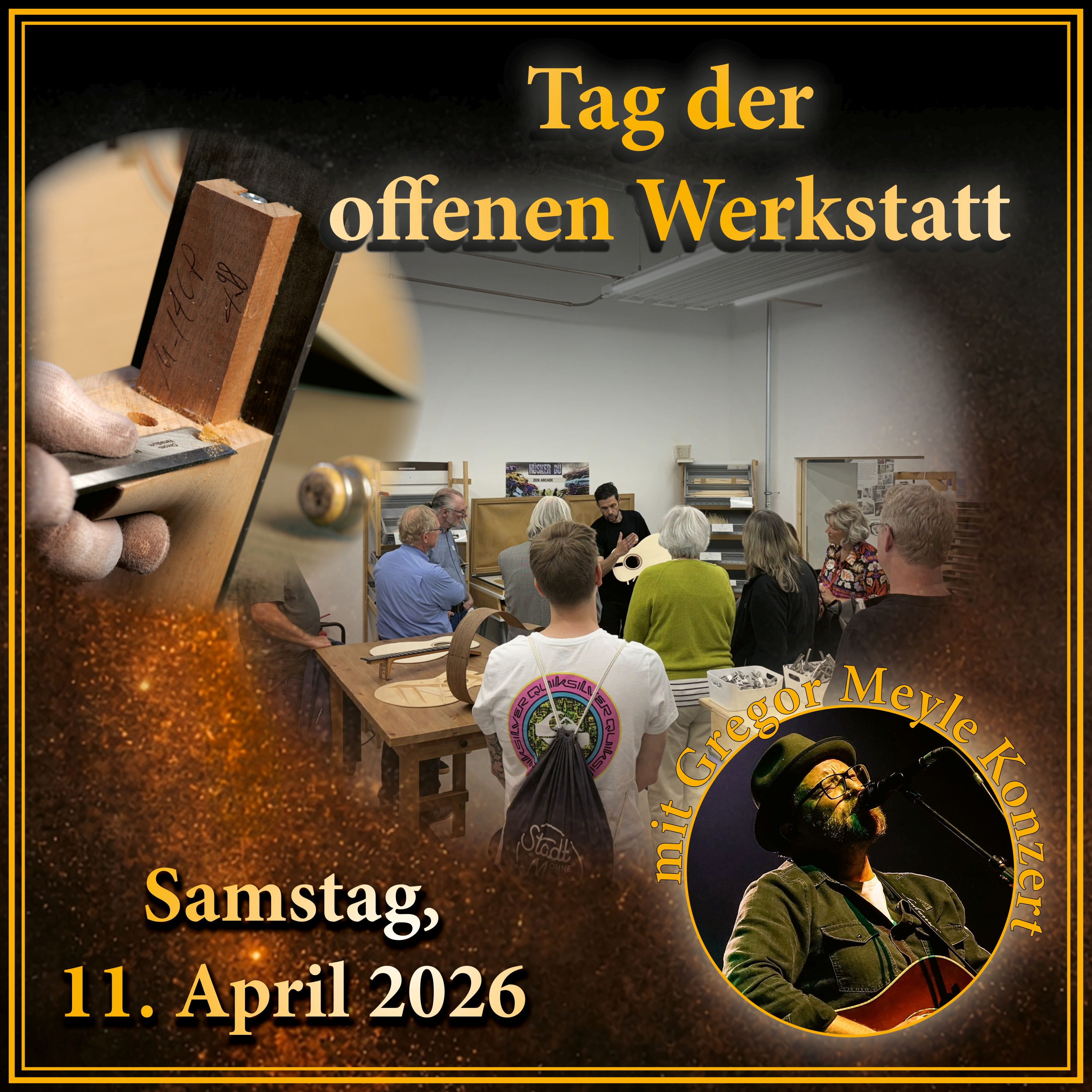 Tag der offenen Werkstatt mit Gregor Meyle Konzert